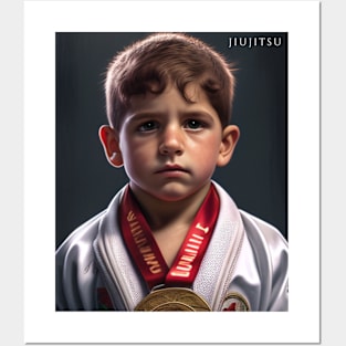 jiujitsu for kids Posters and Art